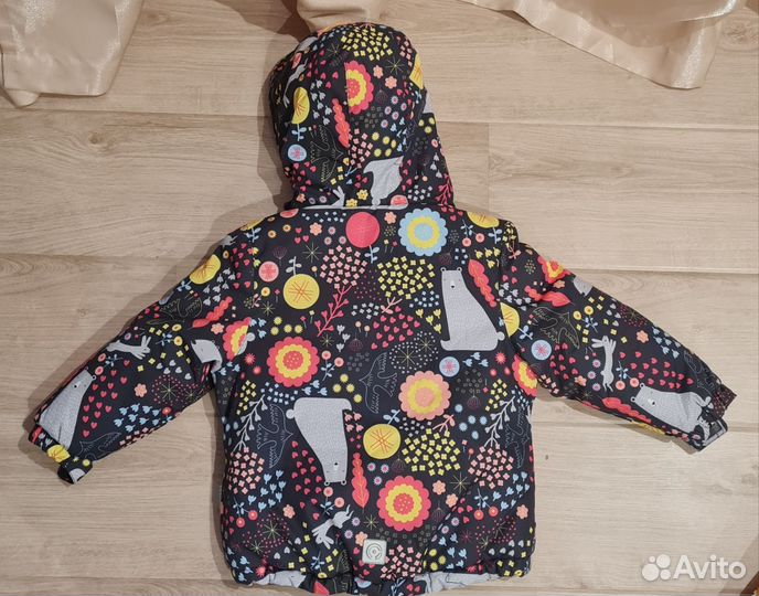 Куртка для девочки 92 98 зимняя crockid