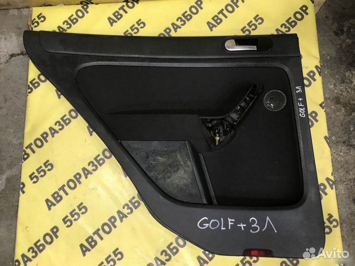 Обшивка двери задней L VW Golf Plus
