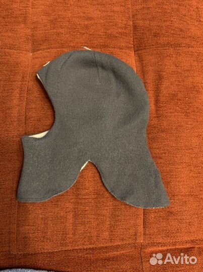 Шапка шлем для мальчика зима 50- 52
