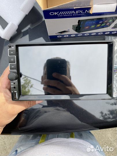 Автомагнитола 1din с экраном новая