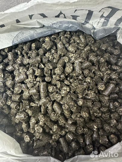 Топливные гранулы пеллеты из лузги подсолнечника