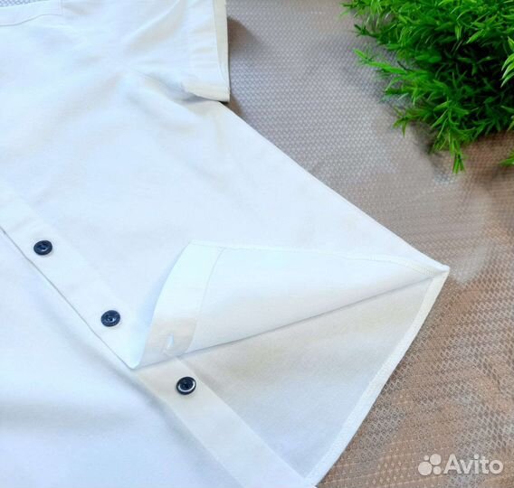 Рубашка с коротким рукавом школьная форма