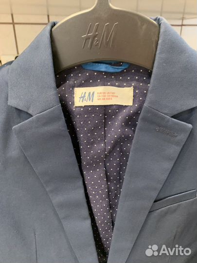 Пиджак школьный темно синий 122