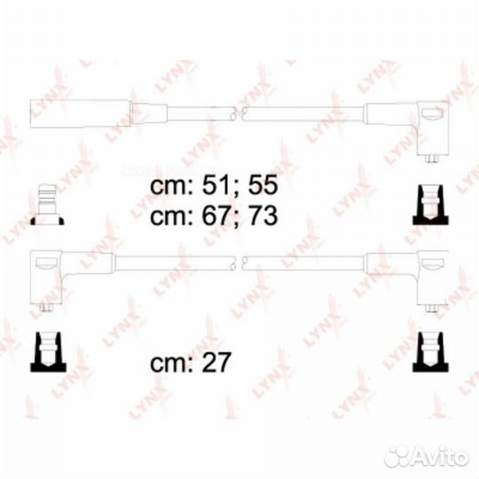 Lynxauto SPC4609 Комплект высоковольтных проводов