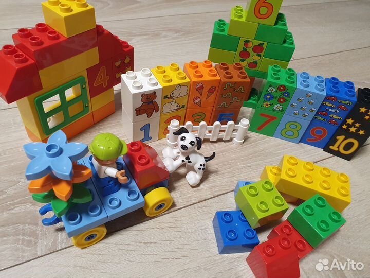 Lego duplo поезд играй и считай 10847, 10558