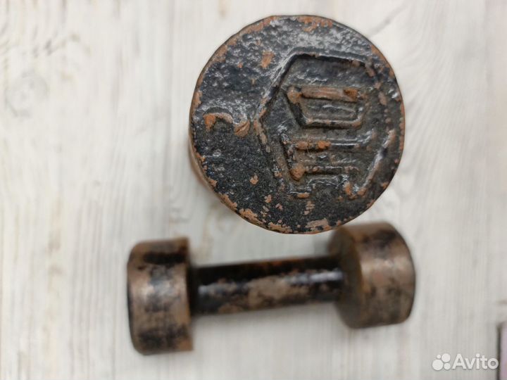 Гантели советские 2 кг