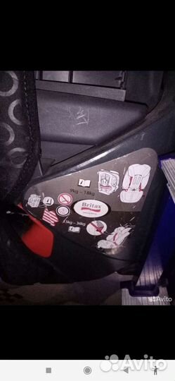 Детское автокресло 9 до 36 кг britax romer isofix