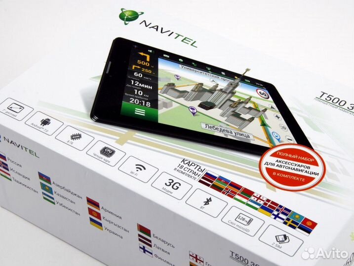 Большой планшет-навигатор Navitel T500 3G Auto
