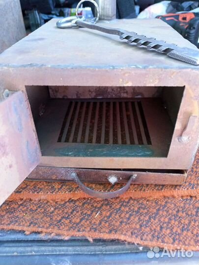 Мини печь бу для рыбалки похода