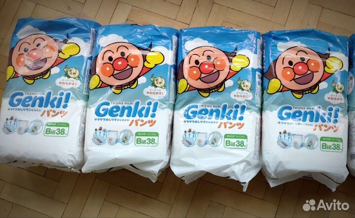 Японские подгузники трусики Merries и Nepia Genki