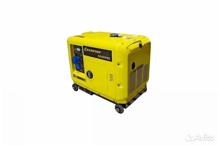 Генератор Champion DG6501ES +ATS