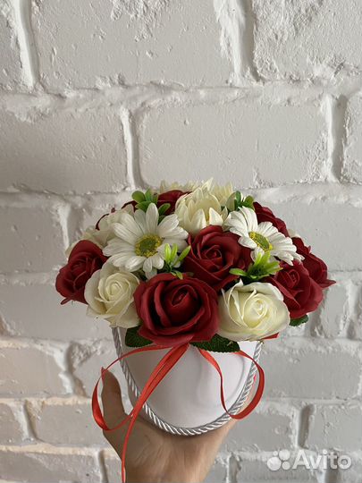 Букеты из мыльных цветов