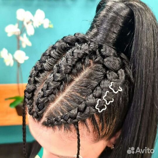 Брейды, хвост с канекалоном