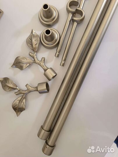 Карнизы для штор двухрядный металлический