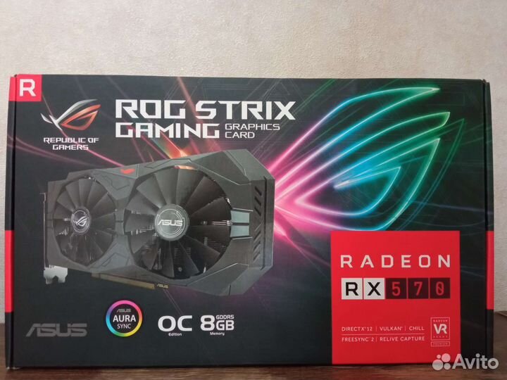 Видеокарта AMD RX 570 8 gb