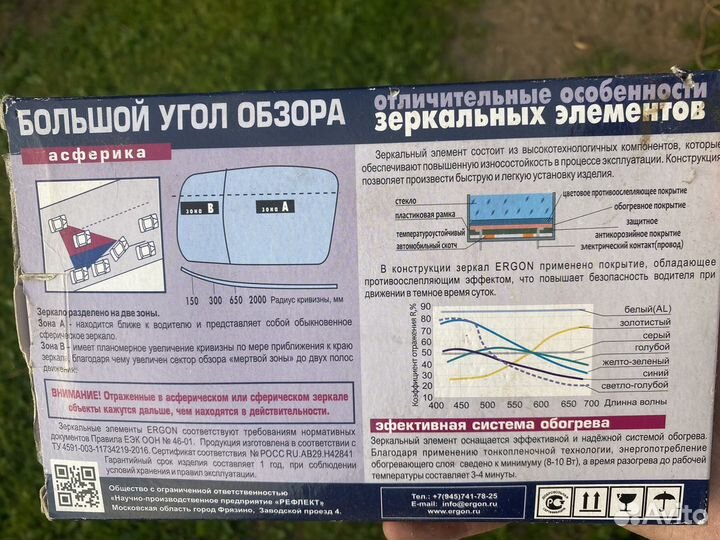 Зеркальные элементы ваз 2108-15