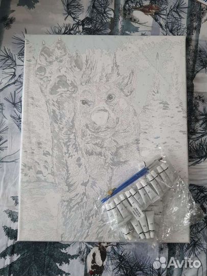 Картина по номерам на холсте 