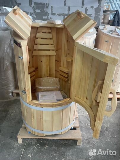 Фитобочка кедровая и вагонка из Алтайского кедра