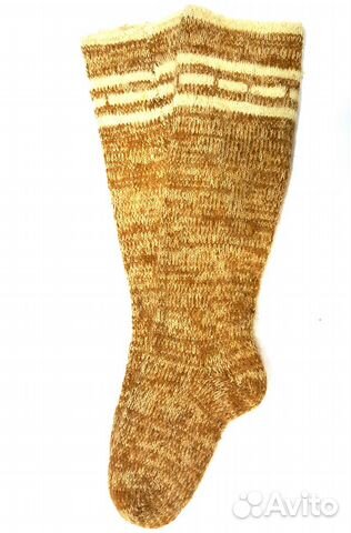 Шерстяные носки вязаные