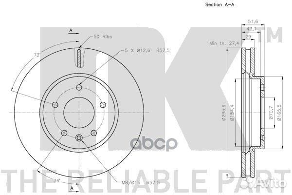 Диск тормозной передний / opel antarachevrolet