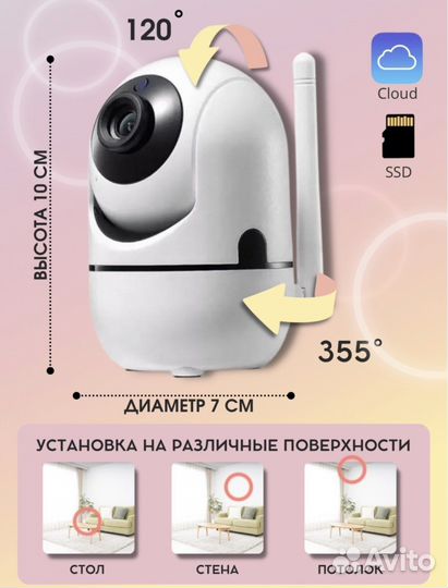 Камера видеонаблюдения wi Fi