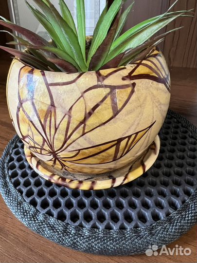 Керамические горшки для цветов бу