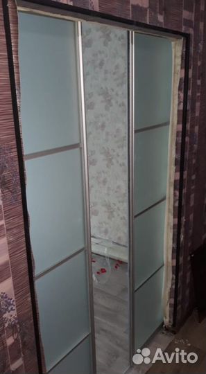 Двери купе со стеклом матовым