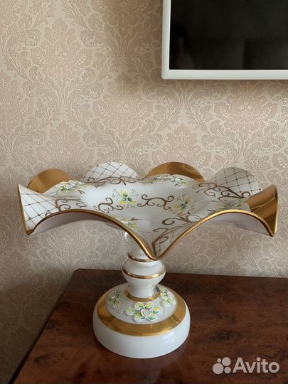 Ваза для фруктов богемия