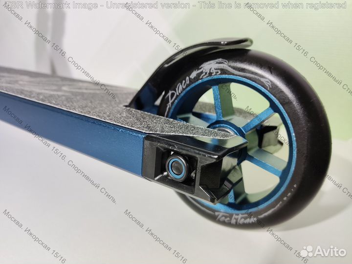 Трюковой самокат tech team TT draco blue, новый