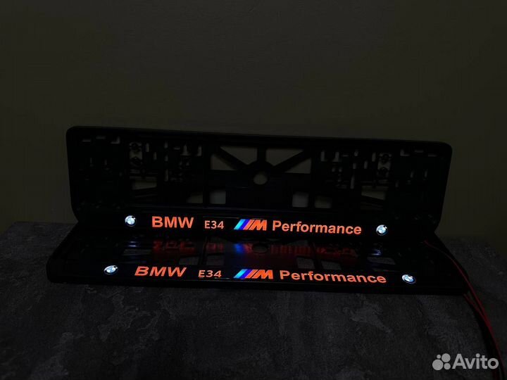 Номерная led рамка с вашим дизайном