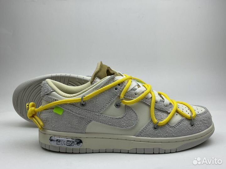 Кроссовки nike sb dunk low off white