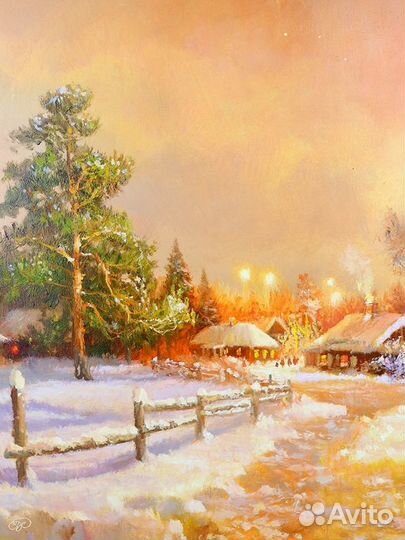 Картина Пейзаж Владимир Жданов, Масло 40Х60