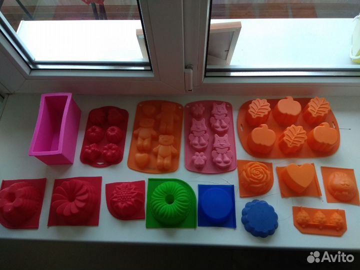 Силиконовые формы для выпечки или мыла