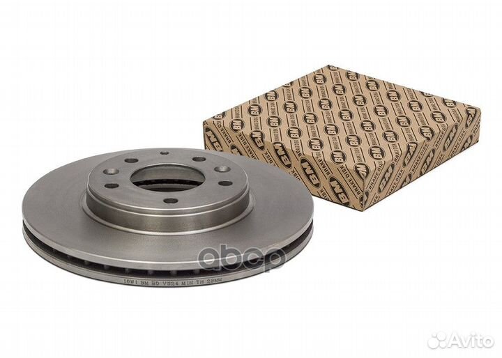 BD V 524 Диск тормозной передний вентилируемый