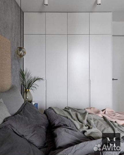 Шкаф распашной с фрезеровкой