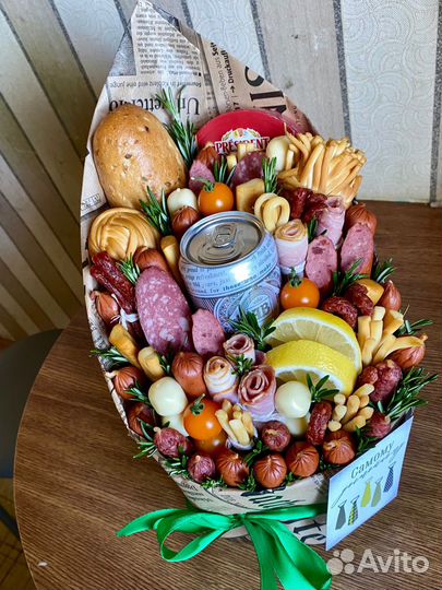 Мужской вкусный букет, сладкие боксы