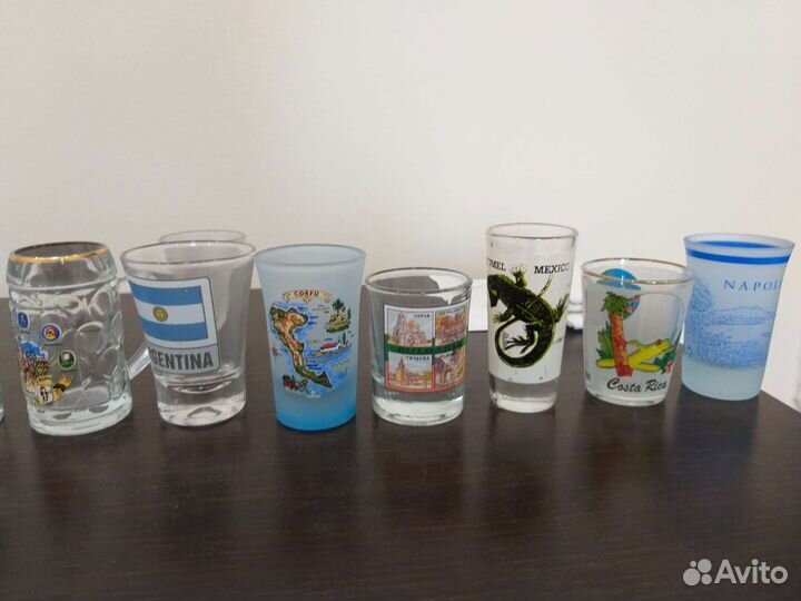 Стопочки стеклянные коллекционные