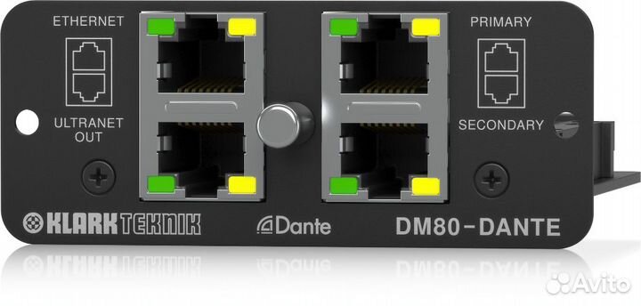 Интерфейс klark teknik DM80-dante
