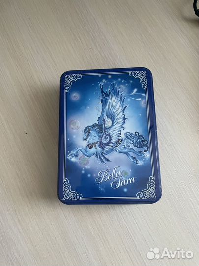 Железный кейс контейнер для карточек bella sara