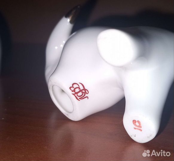 Фарфоровая статуэтка лфз костяной фарфор