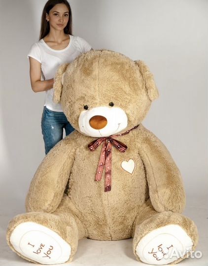 Плюшевый медведь 200 см новый, большой выбор