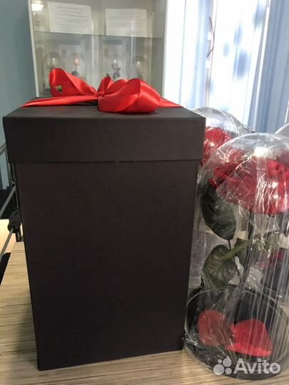 Подарок на любой день, роза в колбе VIP