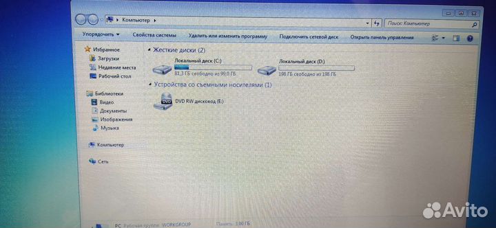 Ноутбук HP pavilion g7