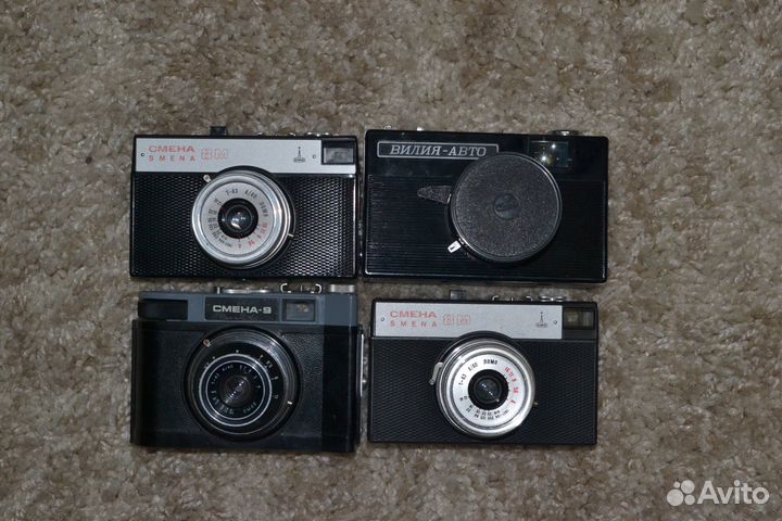 Коллекция пленочных фотоаппаратов