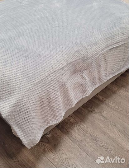 Новый плед серый 200смх220см