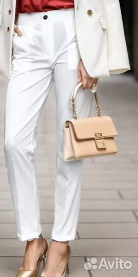 Брюки белые