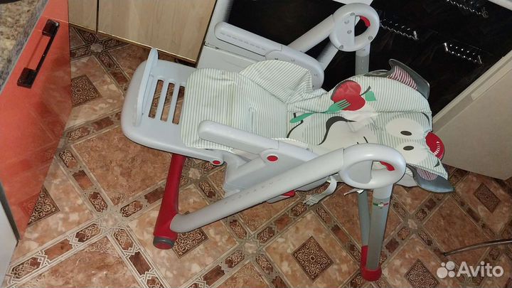 Стульчик для кормления chicco polly 2 start