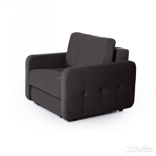 Karina-02 кресло-кровать велюр серый