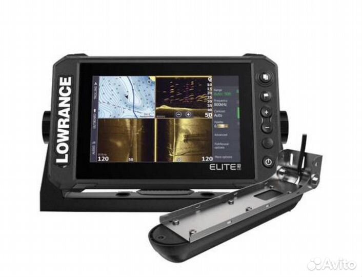 Эхолот lowrance elite fs7, датчик 3 в 1