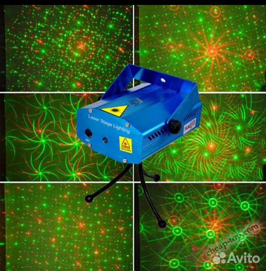 Лазерный проектор Mini Laser Stage Lighting